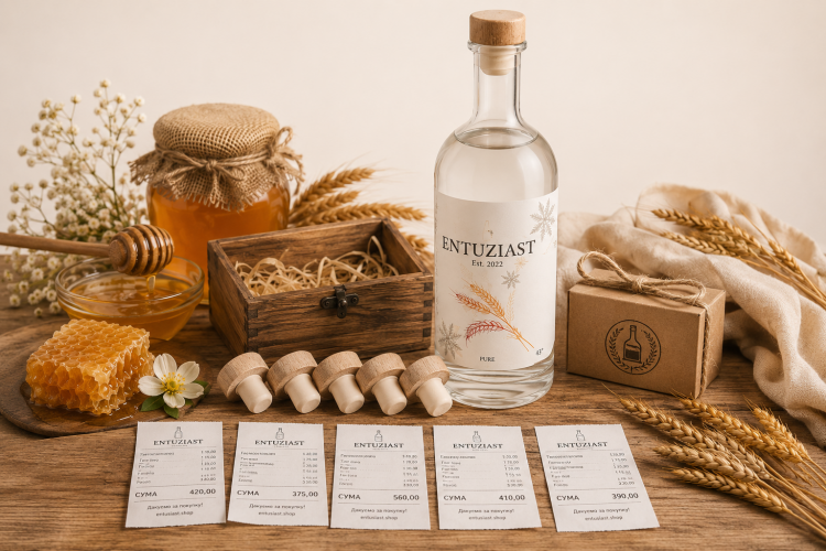 Пляшка ENTUZIAST у подарунок