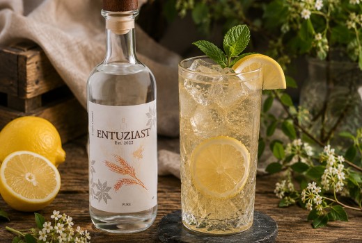 Honey Collins — авторський коктейль із медовим дистилятом ENTUZIAST