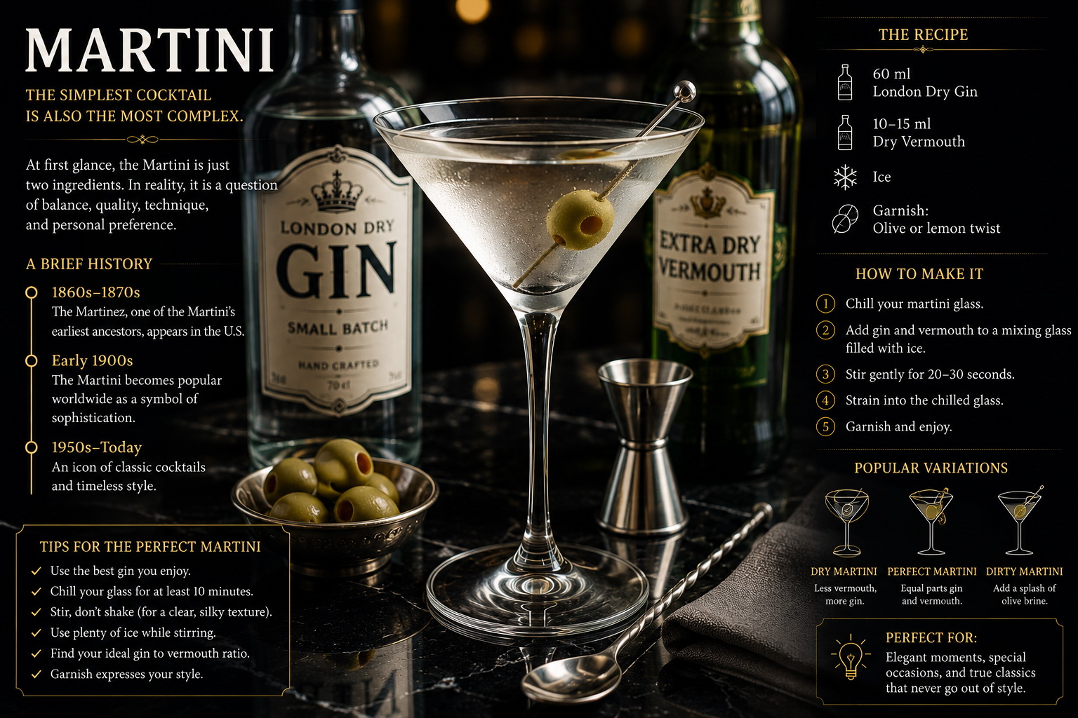 Martini: чому один із найпростіших коктейлів такий складний?