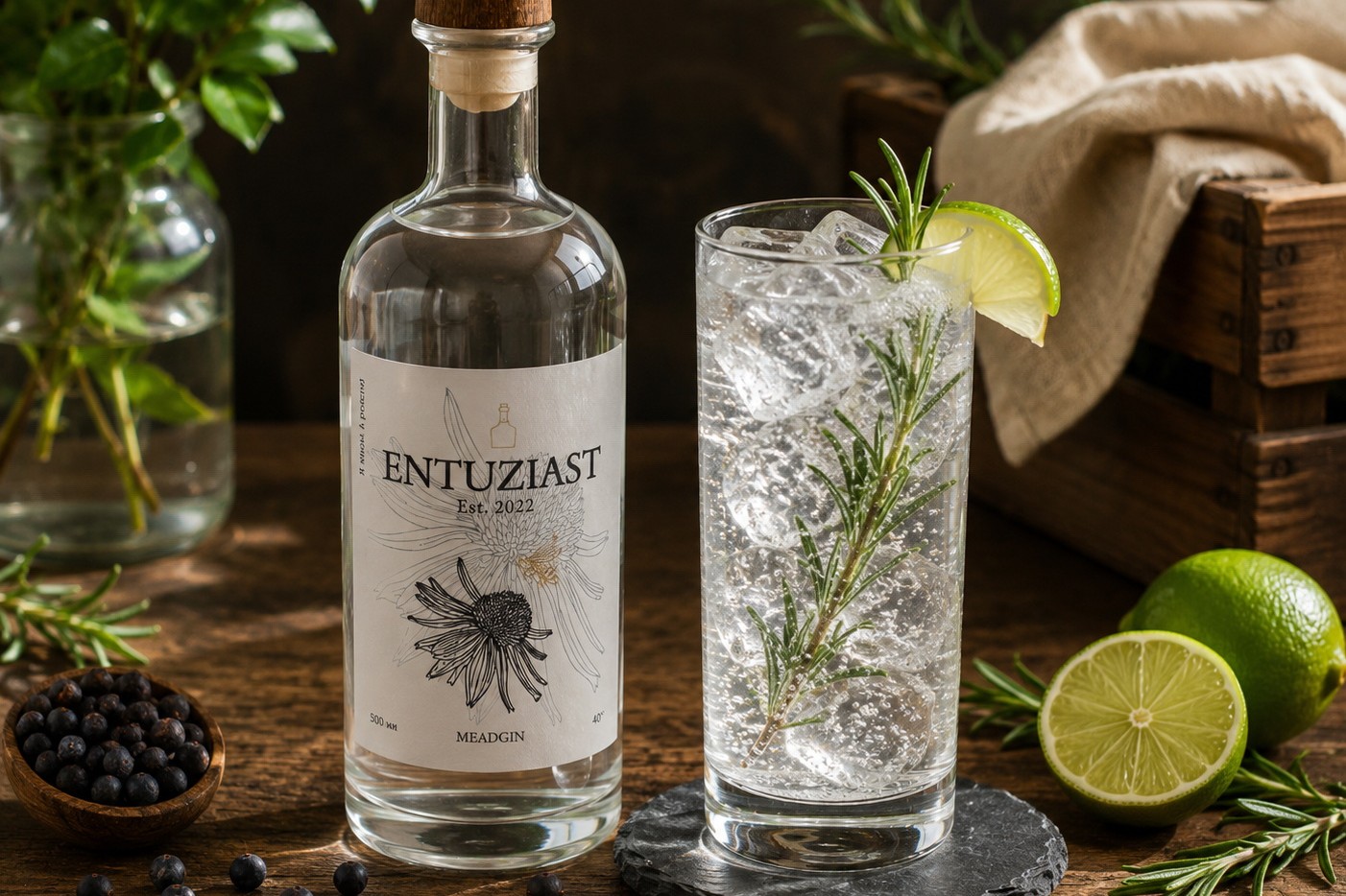 MeadGIN Tonic — фірмова версія Gin & Tonic від ENTUZIAST
