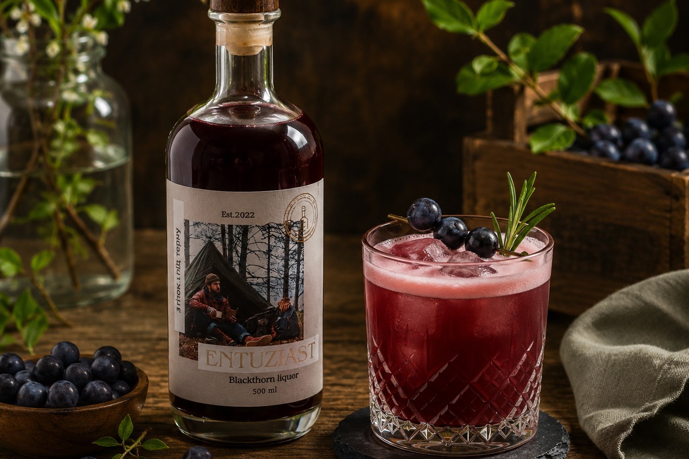 Sloe MeadGIN Sour — авторський коктейль із MeadGIN Sloe Blackthorn