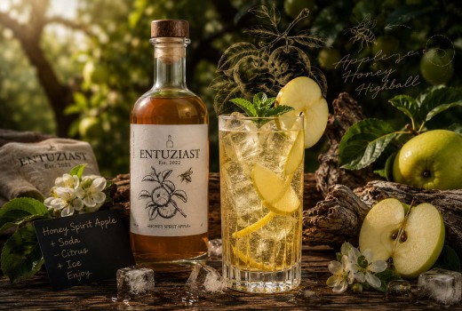 Apple Honey Highball — легкий коктейль із Honey Spirit Apple