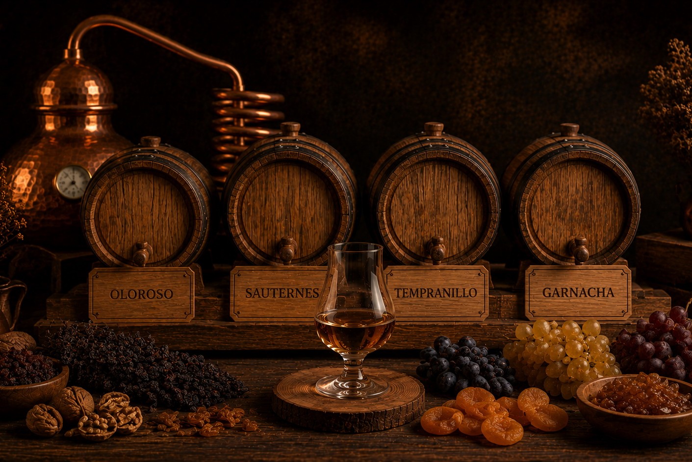 Oloroso, Sauternes, Tempranillo та Garnacha: що означають ці назви у витримці дистилятів?