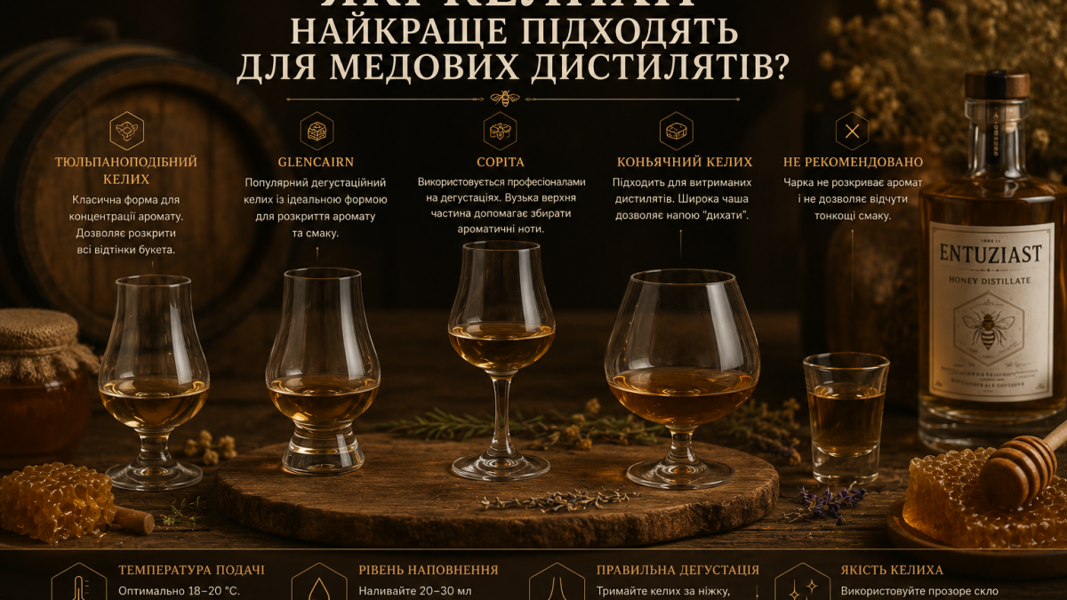 Який келих обрати для медового дистиляту: поради та рекомендації