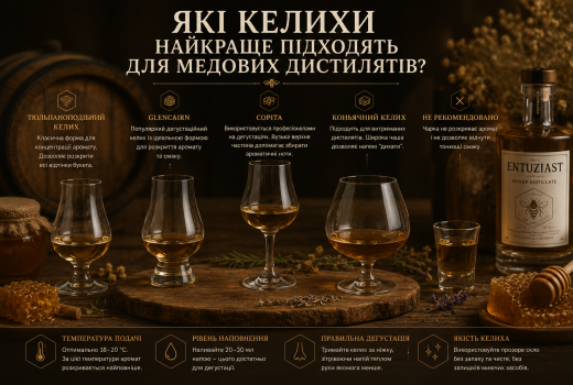 Який келих обрати для медового дистиляту: поради та рекомендації
